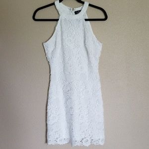 Lulu's Love Poem Ivory Lace Dress